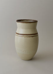 Deco Series Vase in Bronze Stripe - Victoria Morris